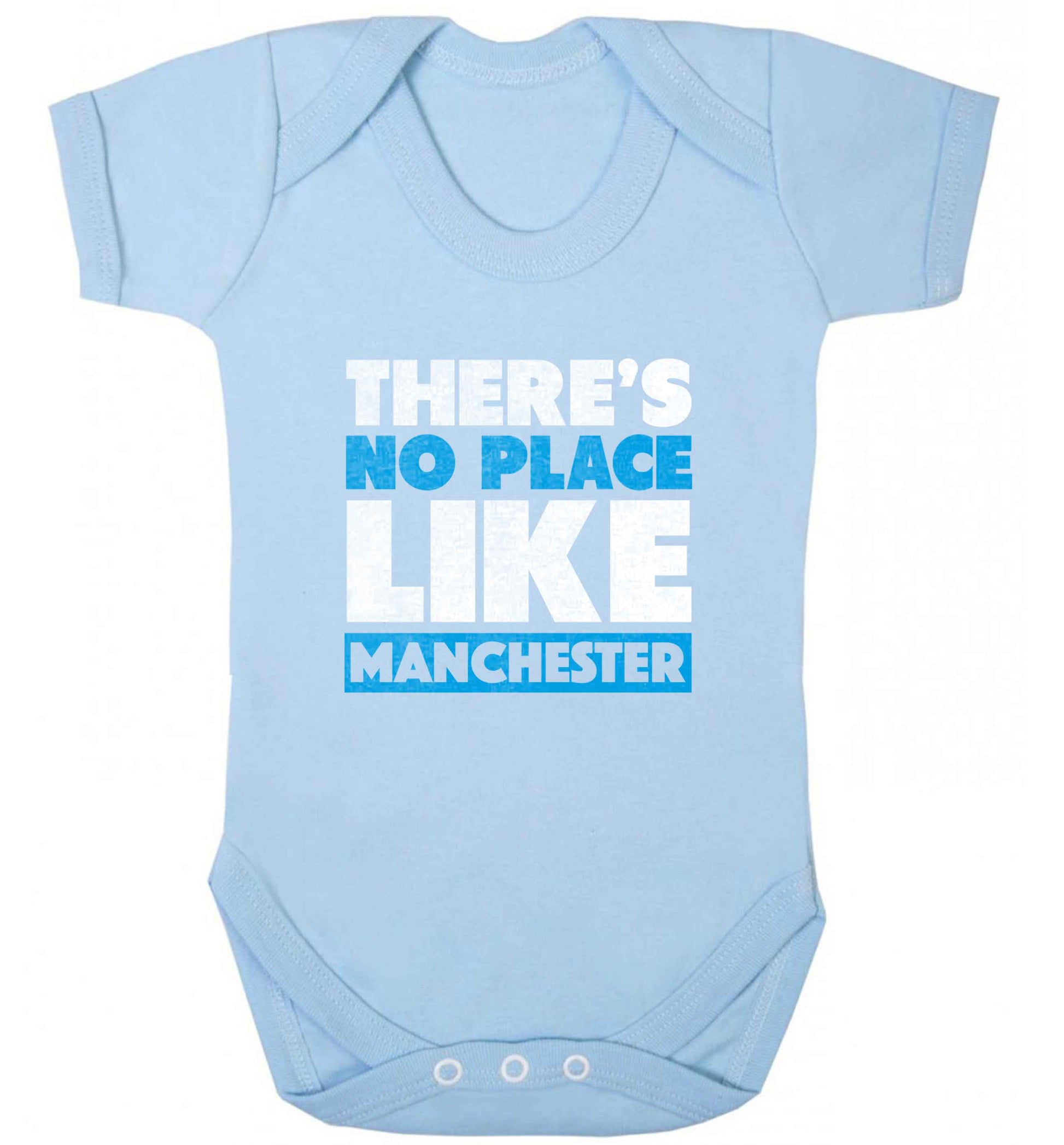 There's no place like Manchester baby vest pale blue 18-24 months