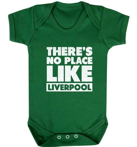 There's no place like Liverpool baby vest green 18-24 months