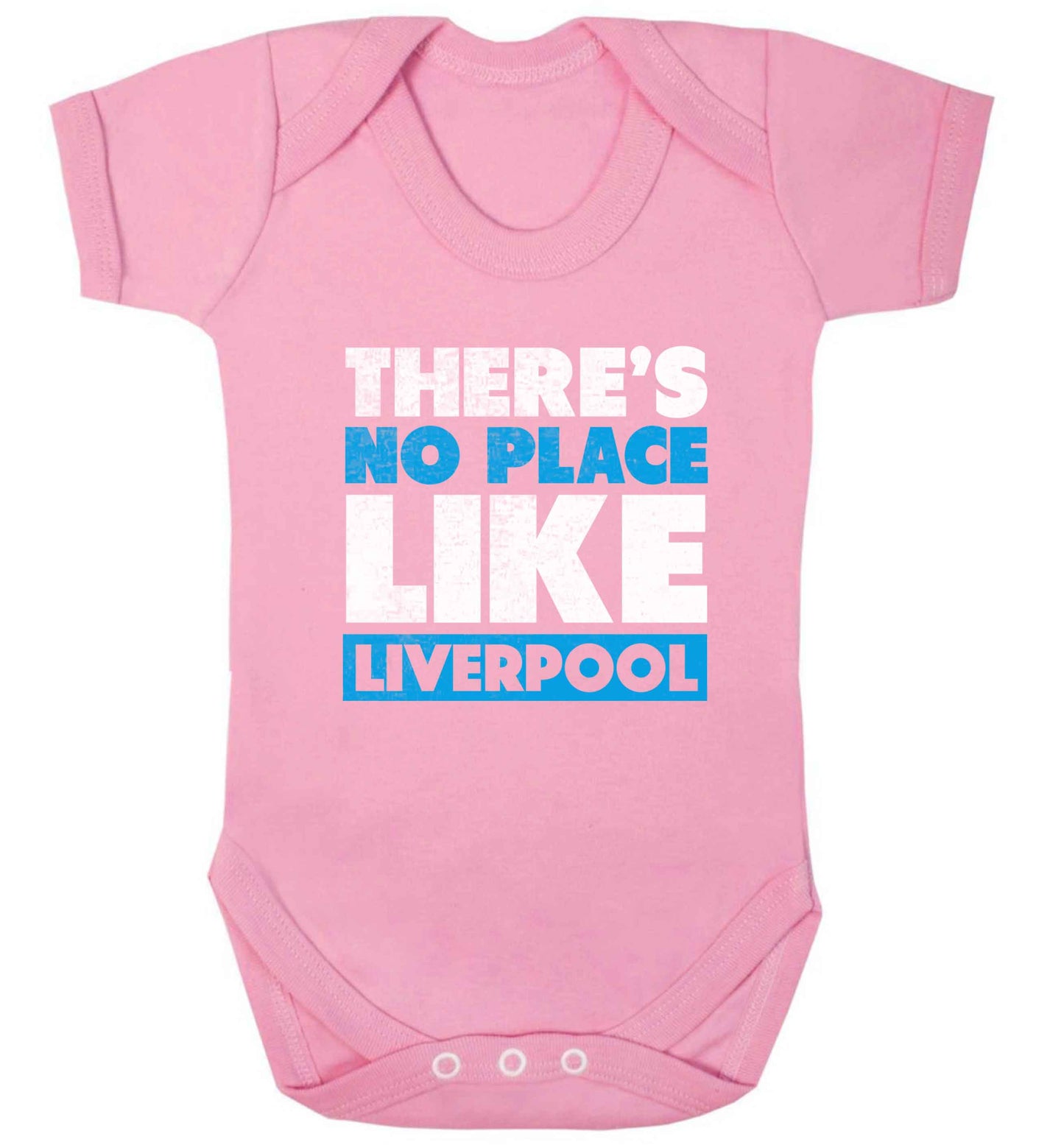 There's no place like Liverpool baby vest pale pink 18-24 months