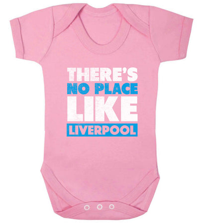 There's no place like Liverpool baby vest pale pink 18-24 months