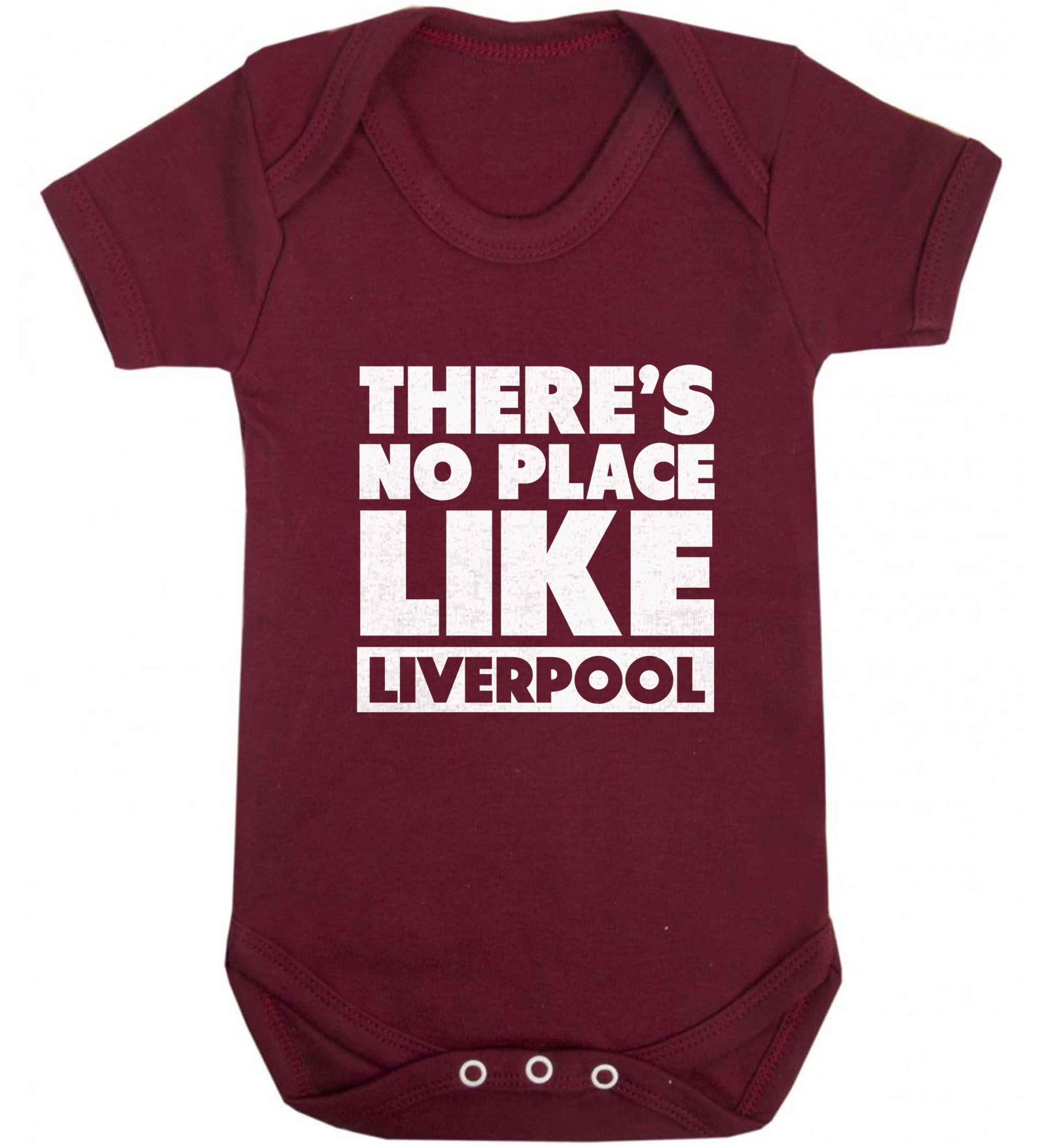 There's no place like Liverpool baby vest maroon 18-24 months