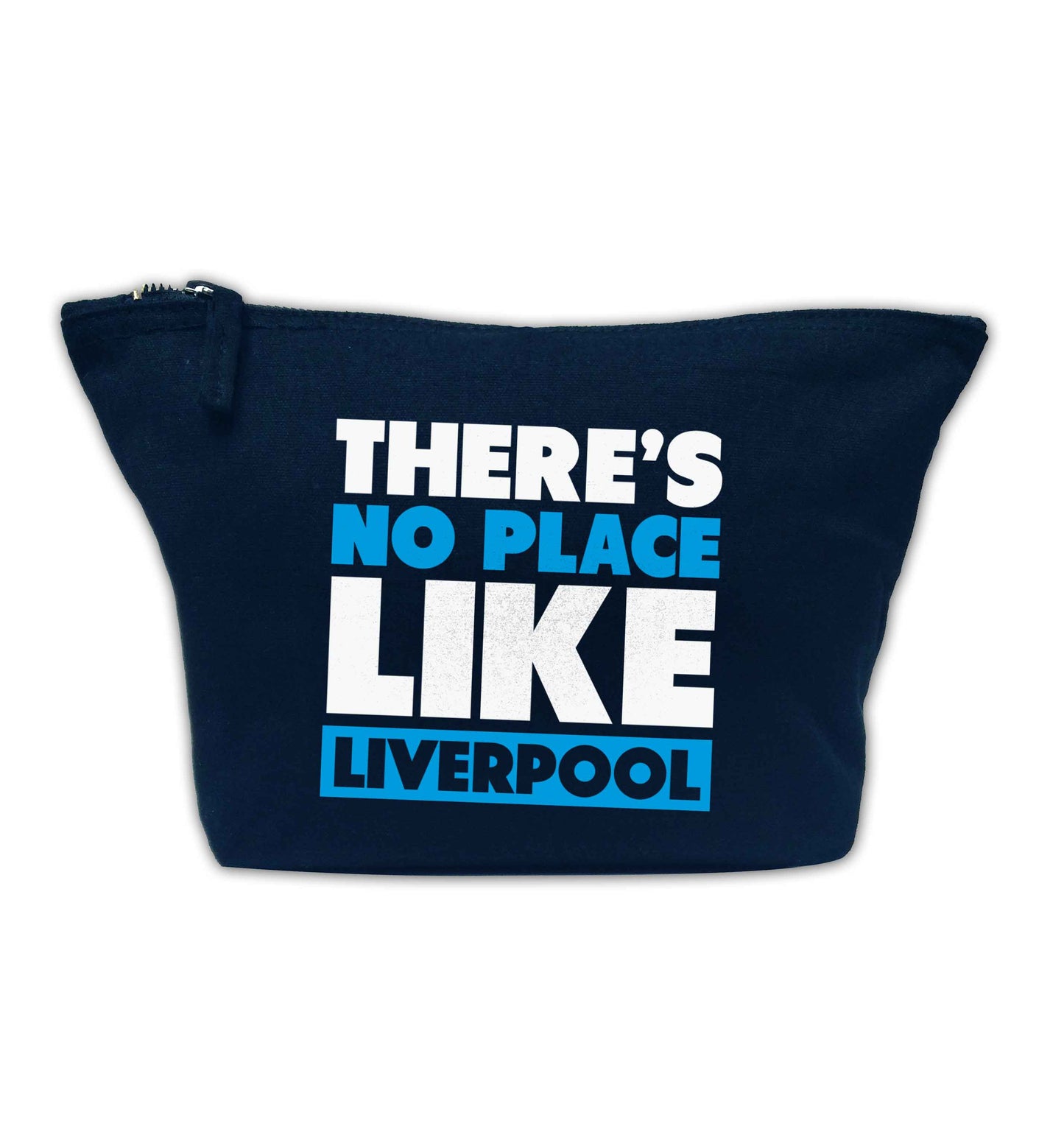 There's no place like Liverpool navy makeup bag