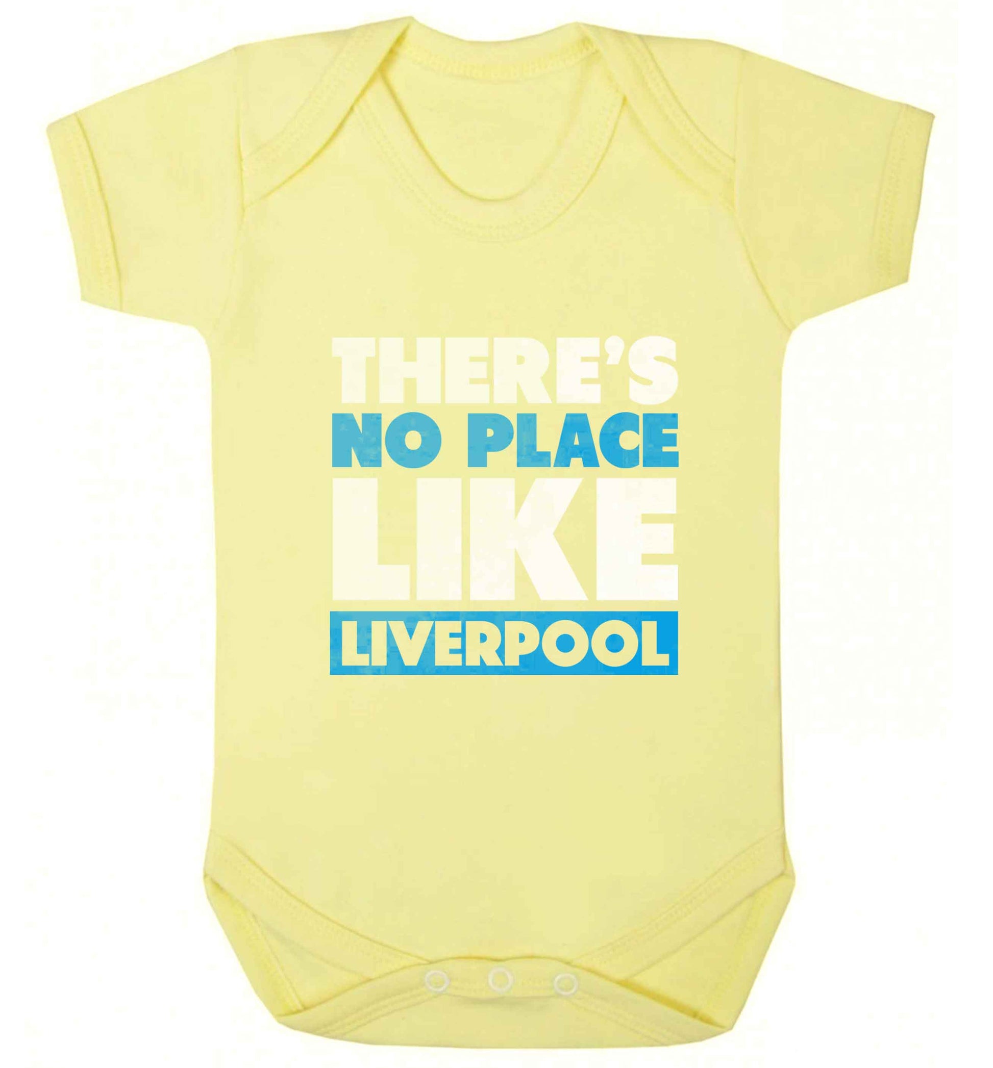 There's no place like Liverpool baby vest pale yellow 18-24 months