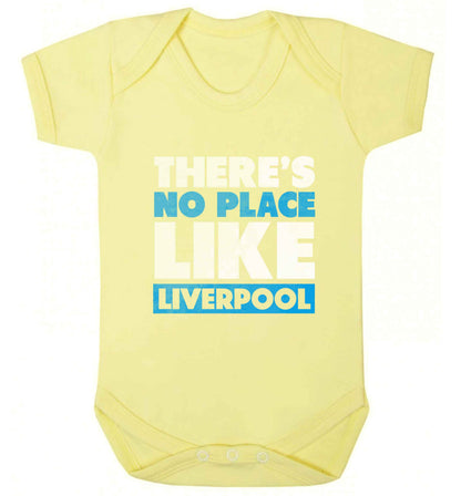 There's no place like Liverpool baby vest pale yellow 18-24 months