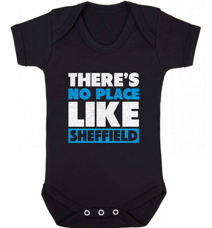 There's no place like Sheffield baby vest black 18-24 months