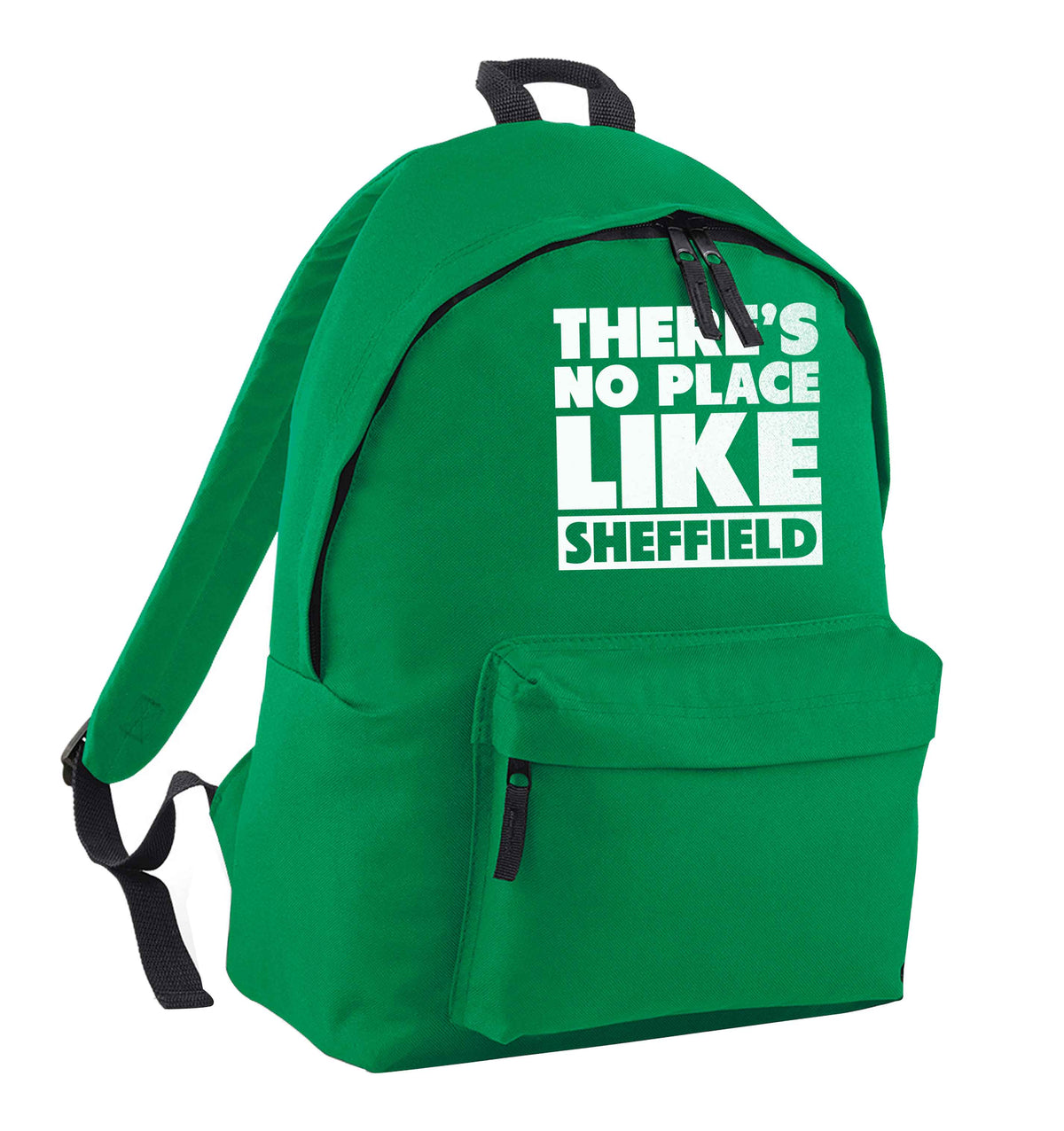 There's no place like Sheffield green adults backpack