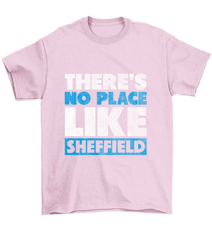 There's no place like Sheffield Children's light pink Tshirt 12-13 Years