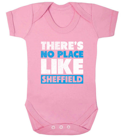 There's no place like Sheffield baby vest pale pink 18-24 months