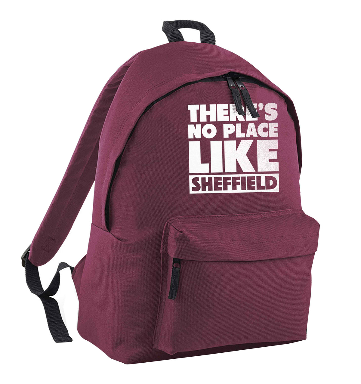 There's no place like Sheffield maroon children's backpack