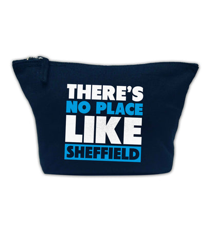 There's no place like Sheffield navy makeup bag