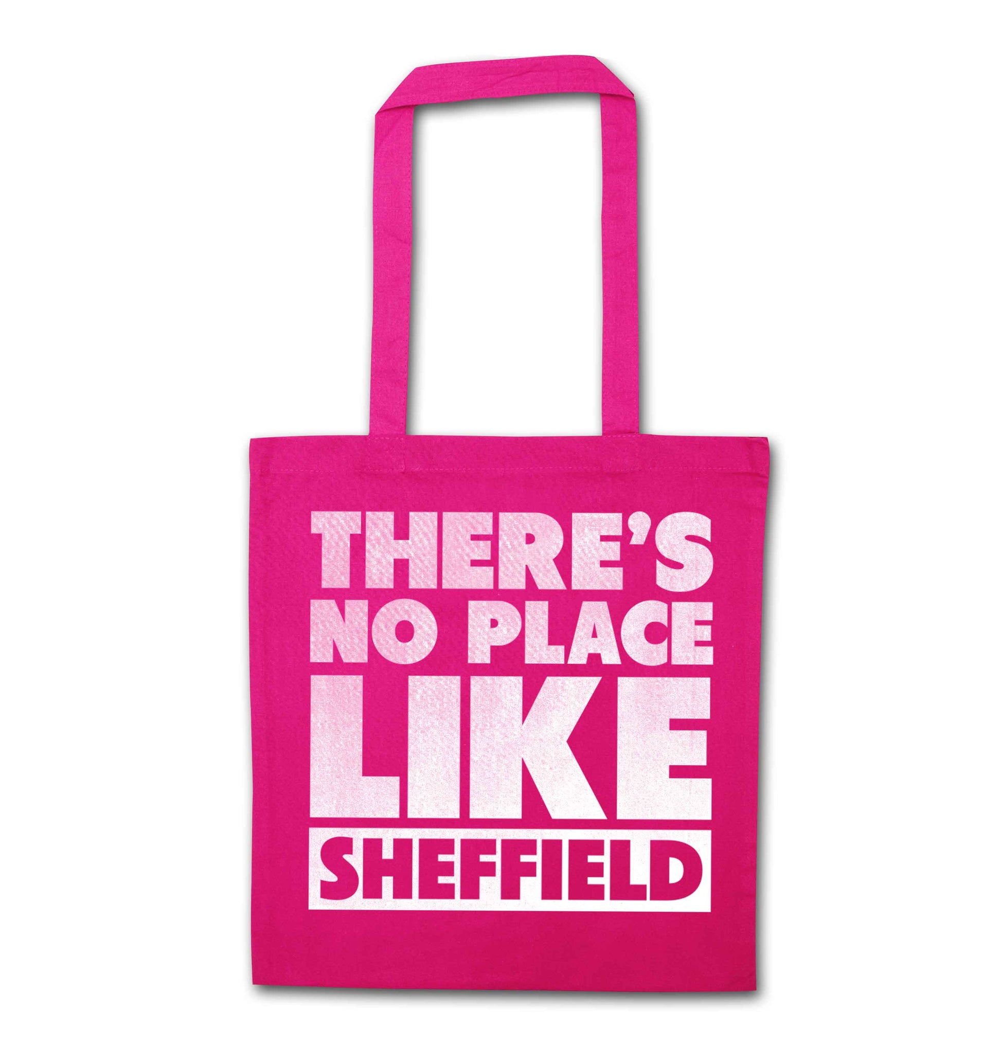 There's no place like Sheffield pink tote bag