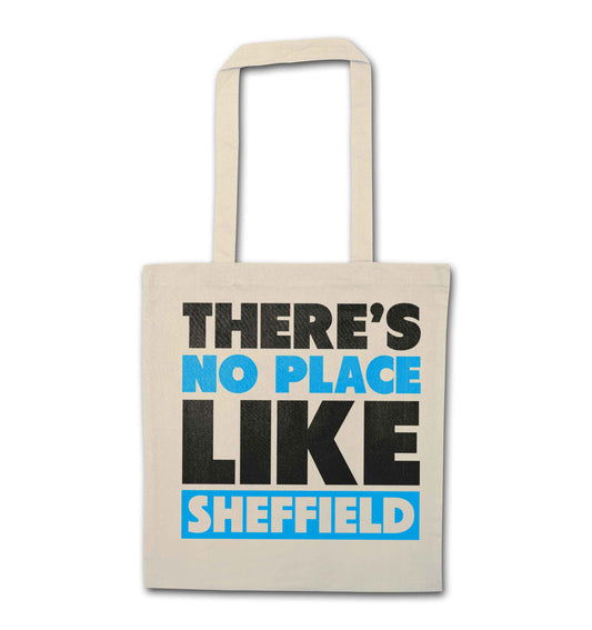 There's no place like Sheffield natural tote bag