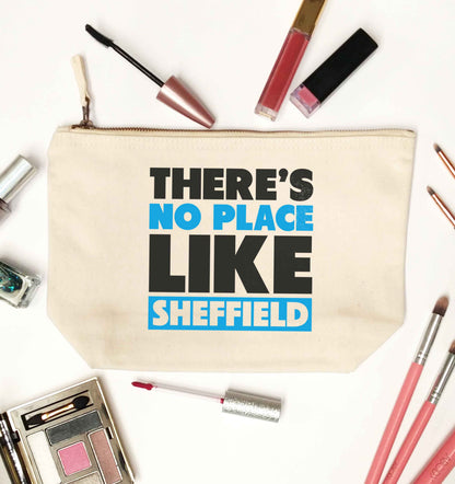 There's no place like Sheffield natural makeup bag