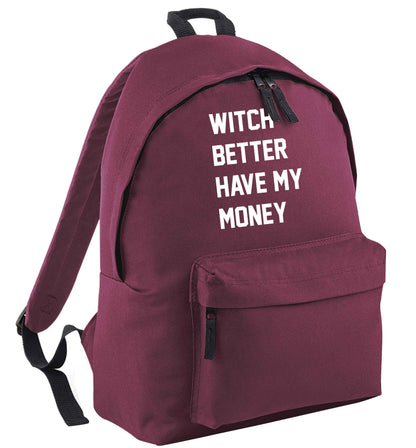 Witch better have my money | Children's backpack