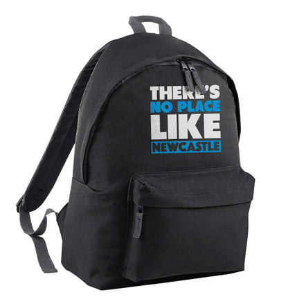There's no place like Newcastle black children's backpack