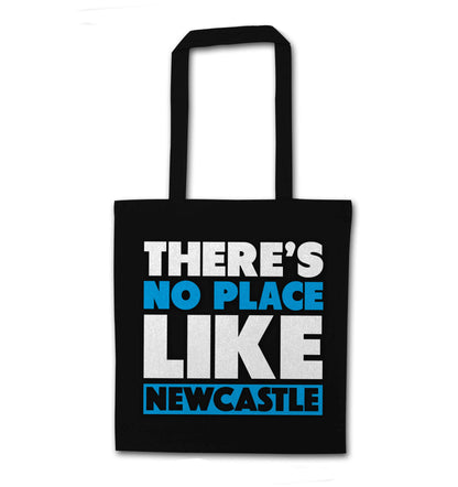 There's no place like Newcastle black tote bag
