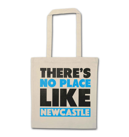 There's no place like Newcastle natural tote bag