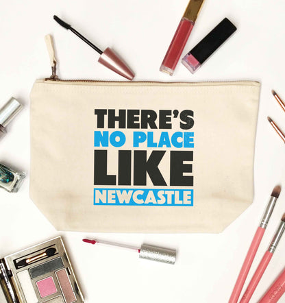 There's no place like Newcastle natural makeup bag