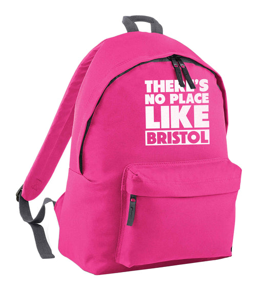 There's no place like Bristol pink children's backpack