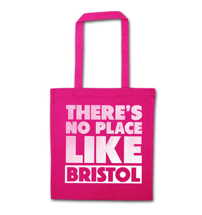 There's no place like Bristol pink tote bag