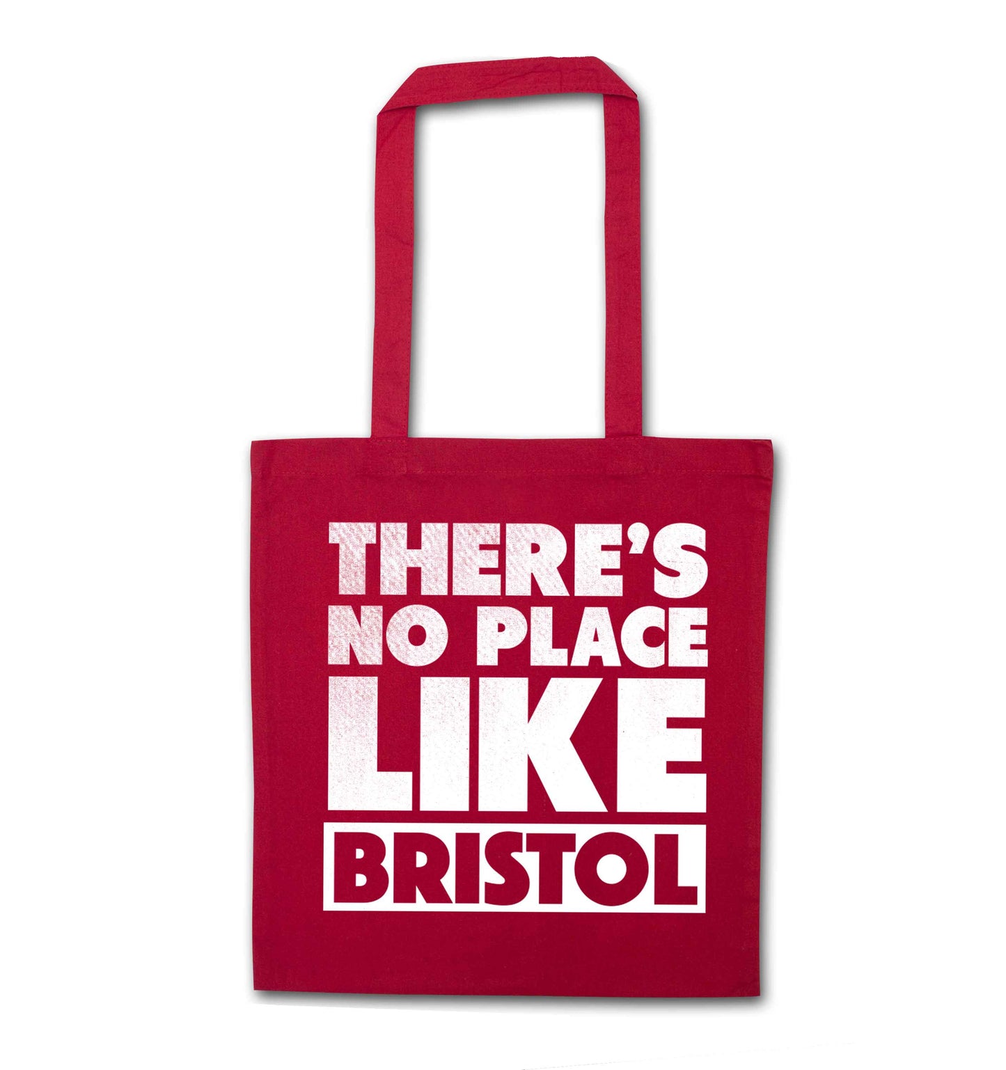 There's no place like Bristol red tote bag