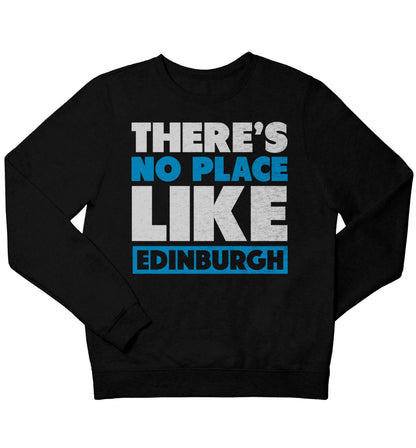 There's no place like Edinburgh children's black sweater 12-13 Years