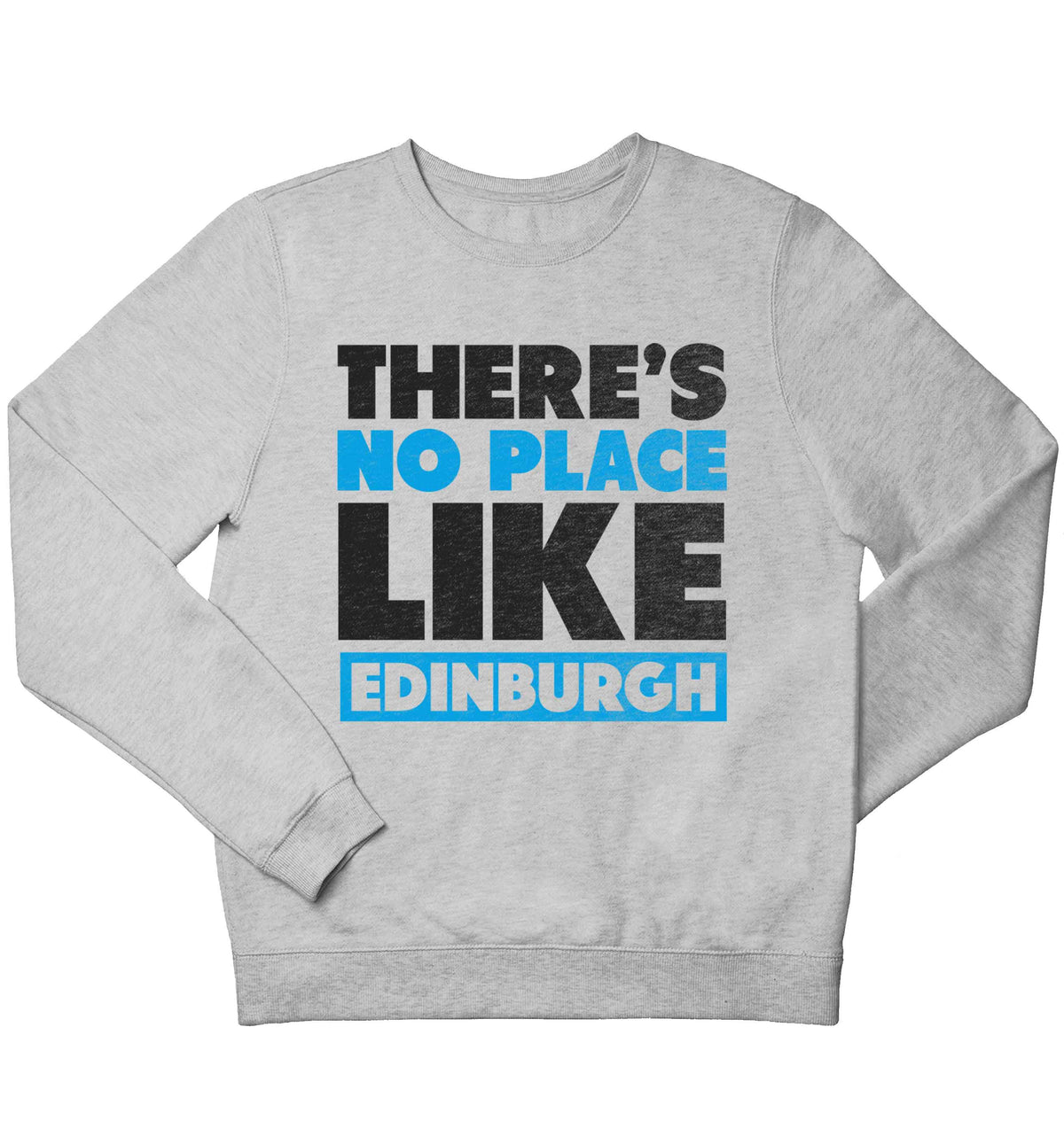 There's no place like Edinburgh children's grey sweater 12-13 Years