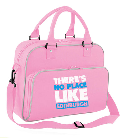 There's no place like Edinburgh children's dance bag baby pink
