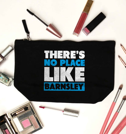 There's No Place Like Barnsley black makeup bag