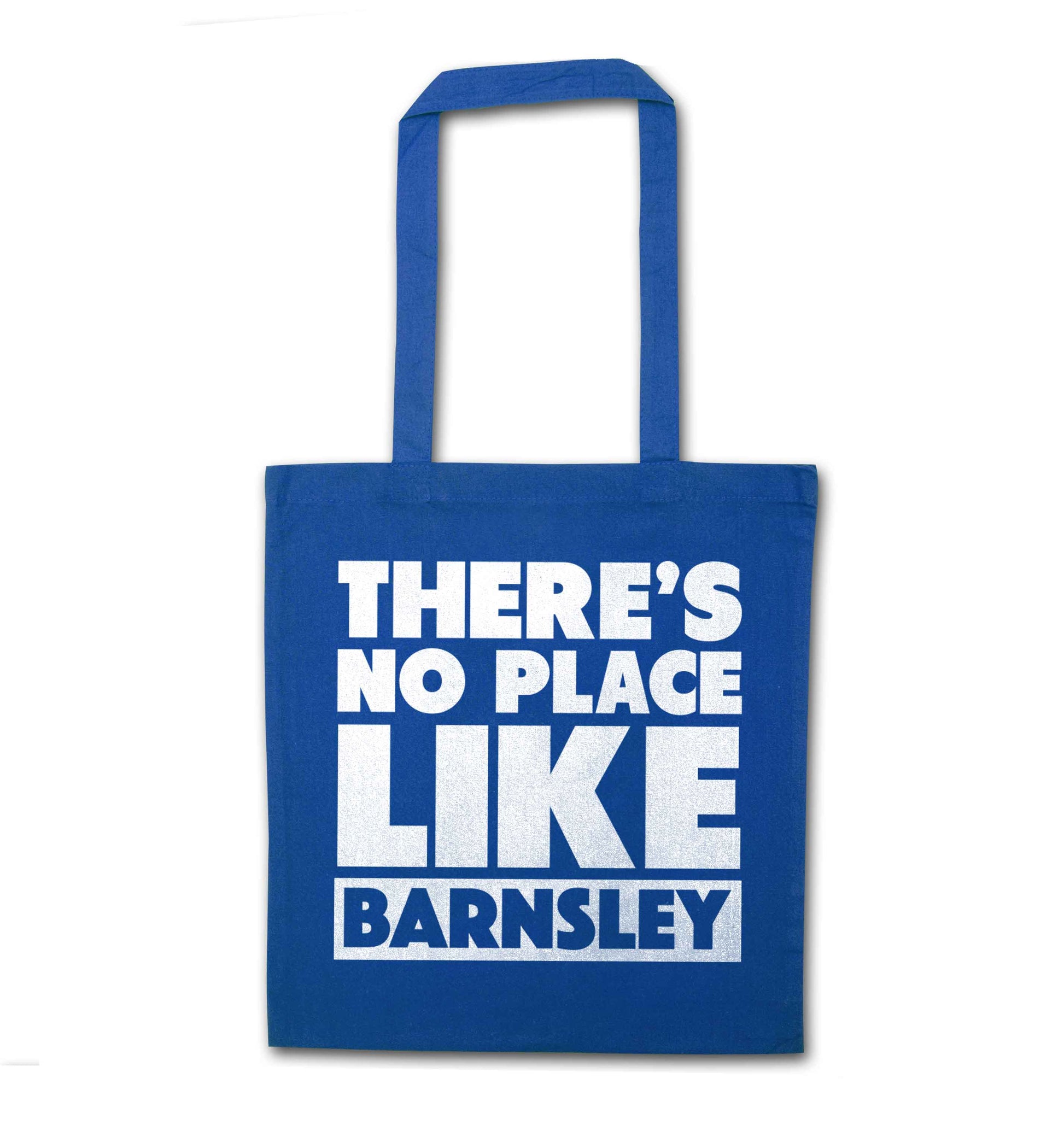 There's No Place Like Barnsley blue tote bag