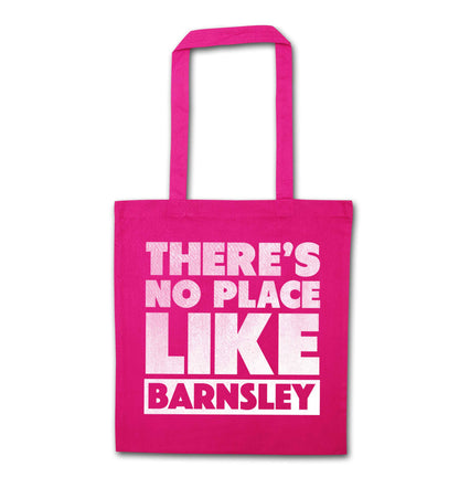 There's No Place Like Barnsley pink tote bag