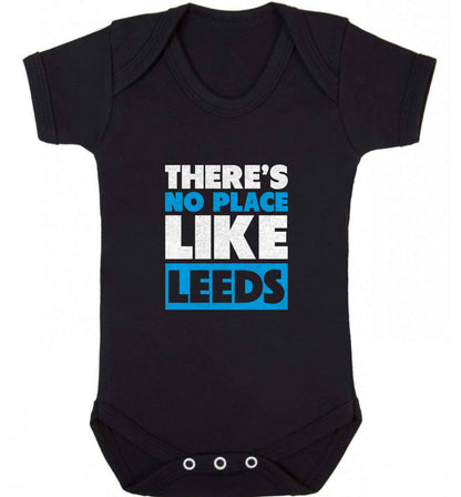 There's no place like Leeds baby vest black 18-24 months
