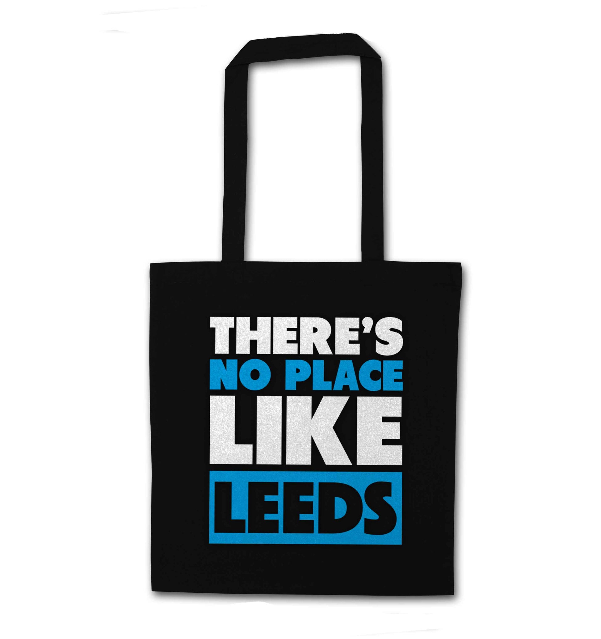 There's no place like Leeds black tote bag