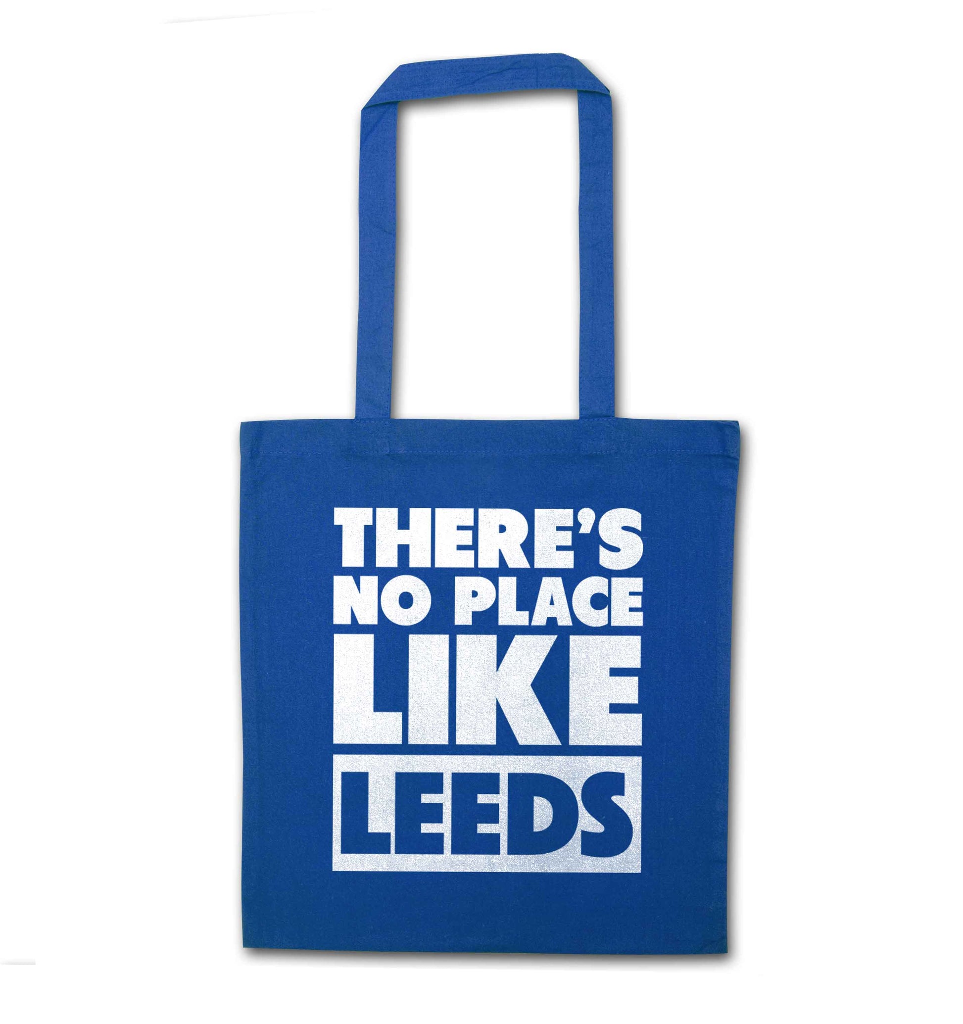 There's no place like Leeds blue tote bag