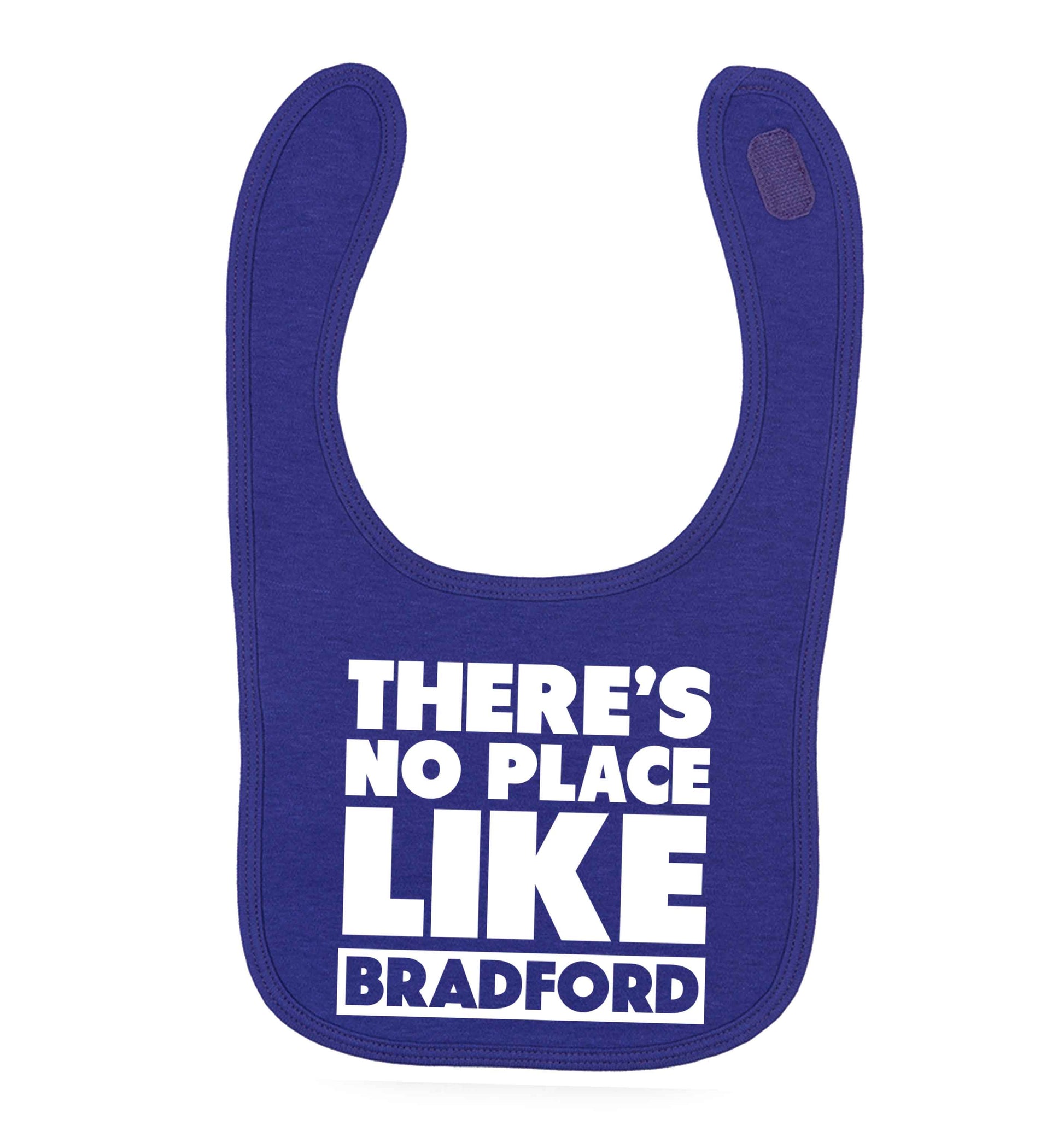 There's no place like Bradford purple baby bib