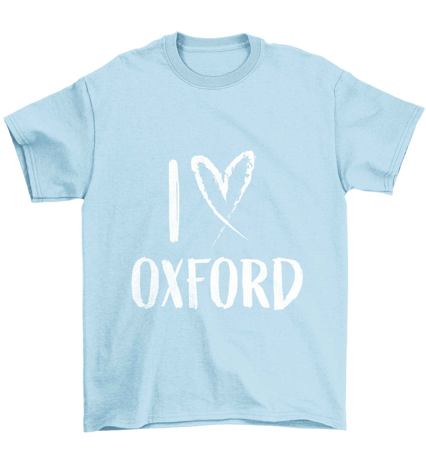 I love Oxford Children's light blue Tshirt 12-13 Years