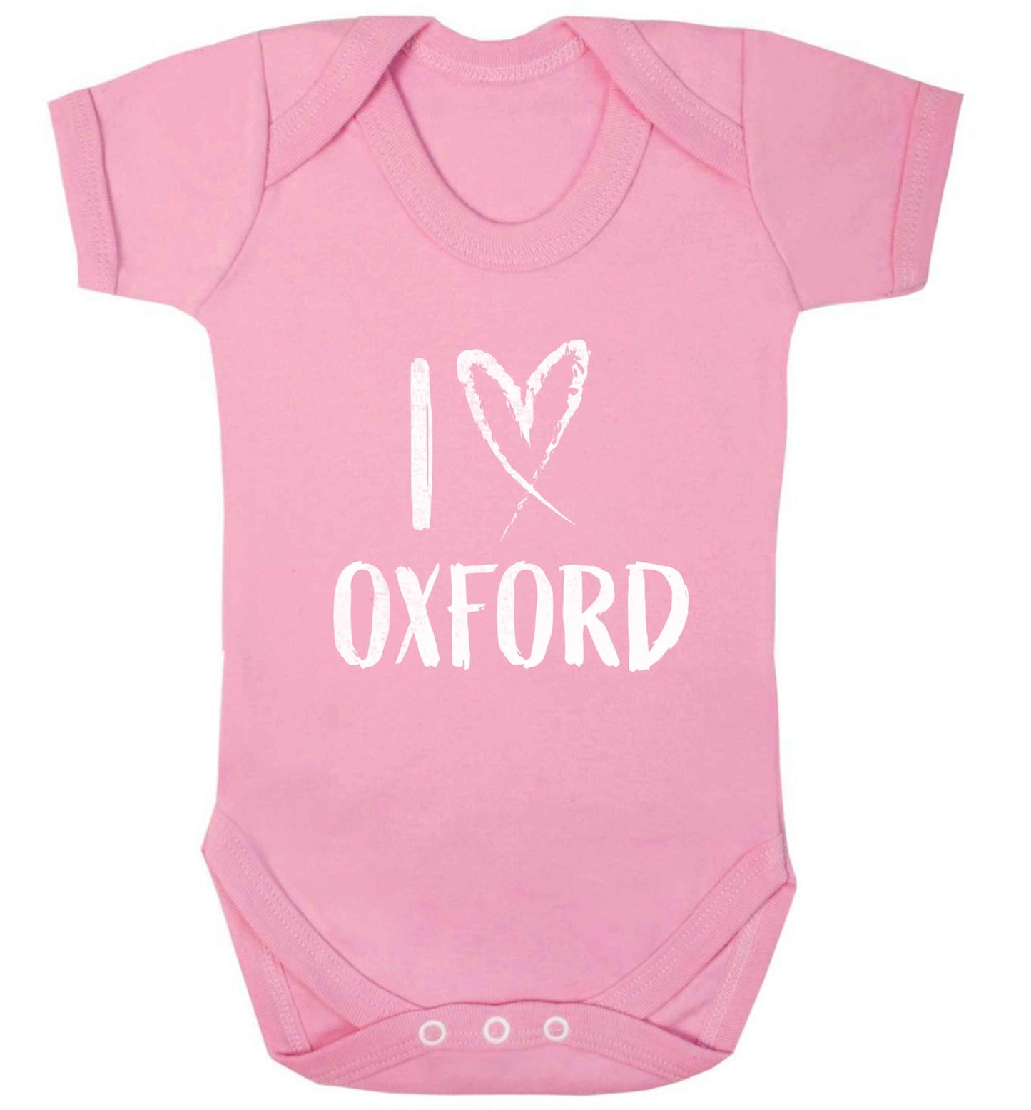 I love Oxford baby vest pale pink 18-24 months