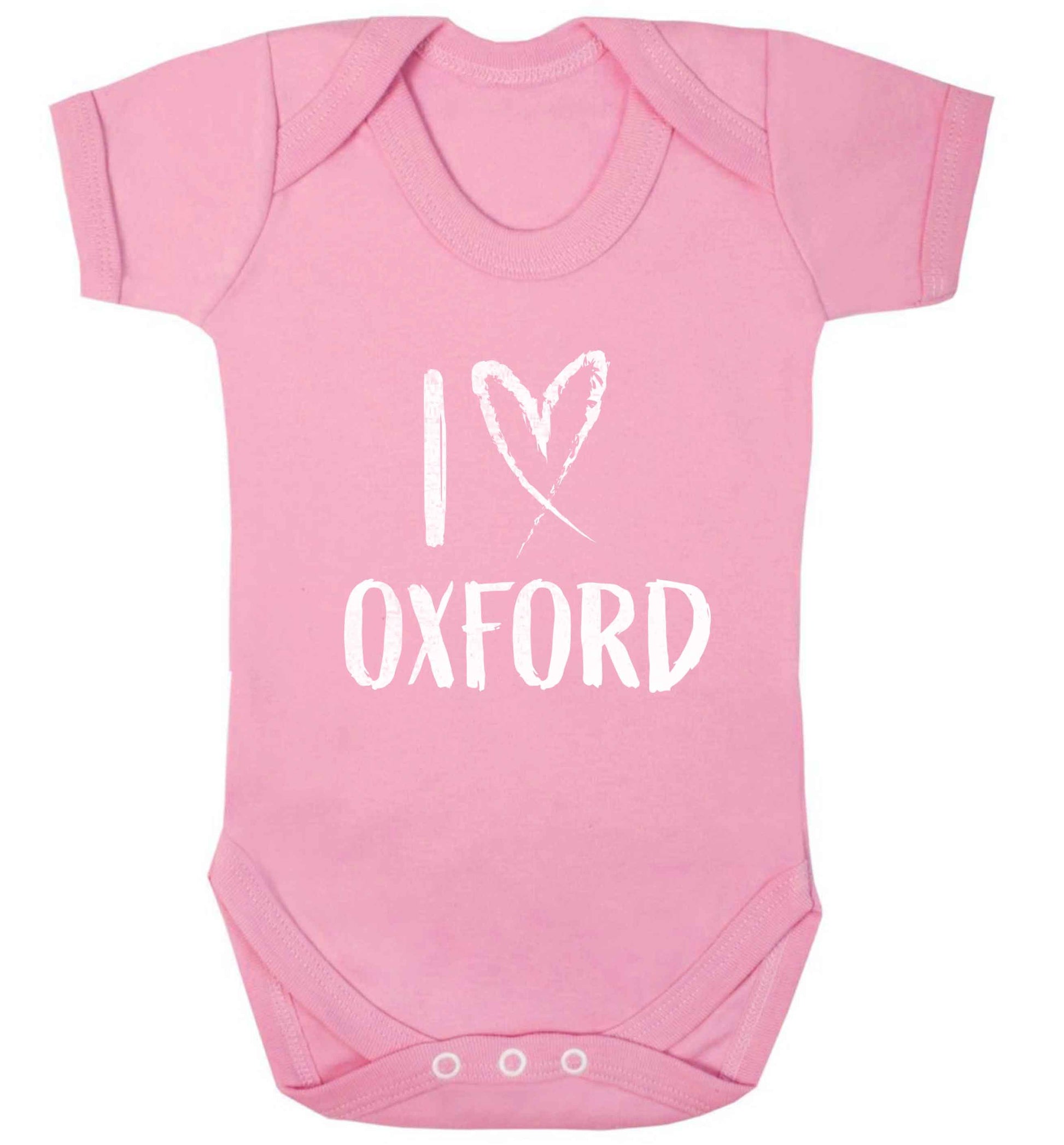 I love Oxford baby vest pale pink 18-24 months