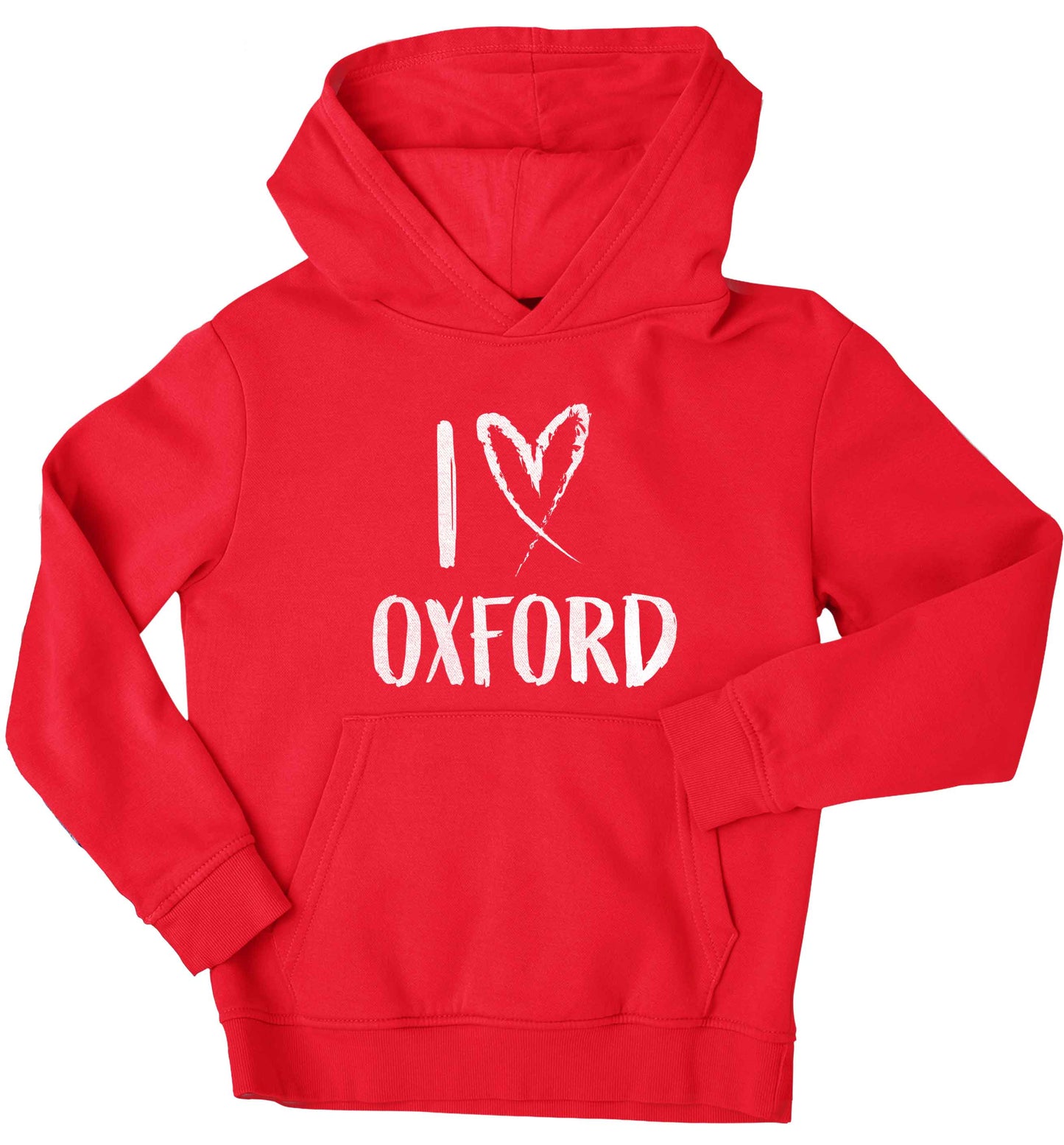 I love Oxford children's red hoodie 12-13 Years