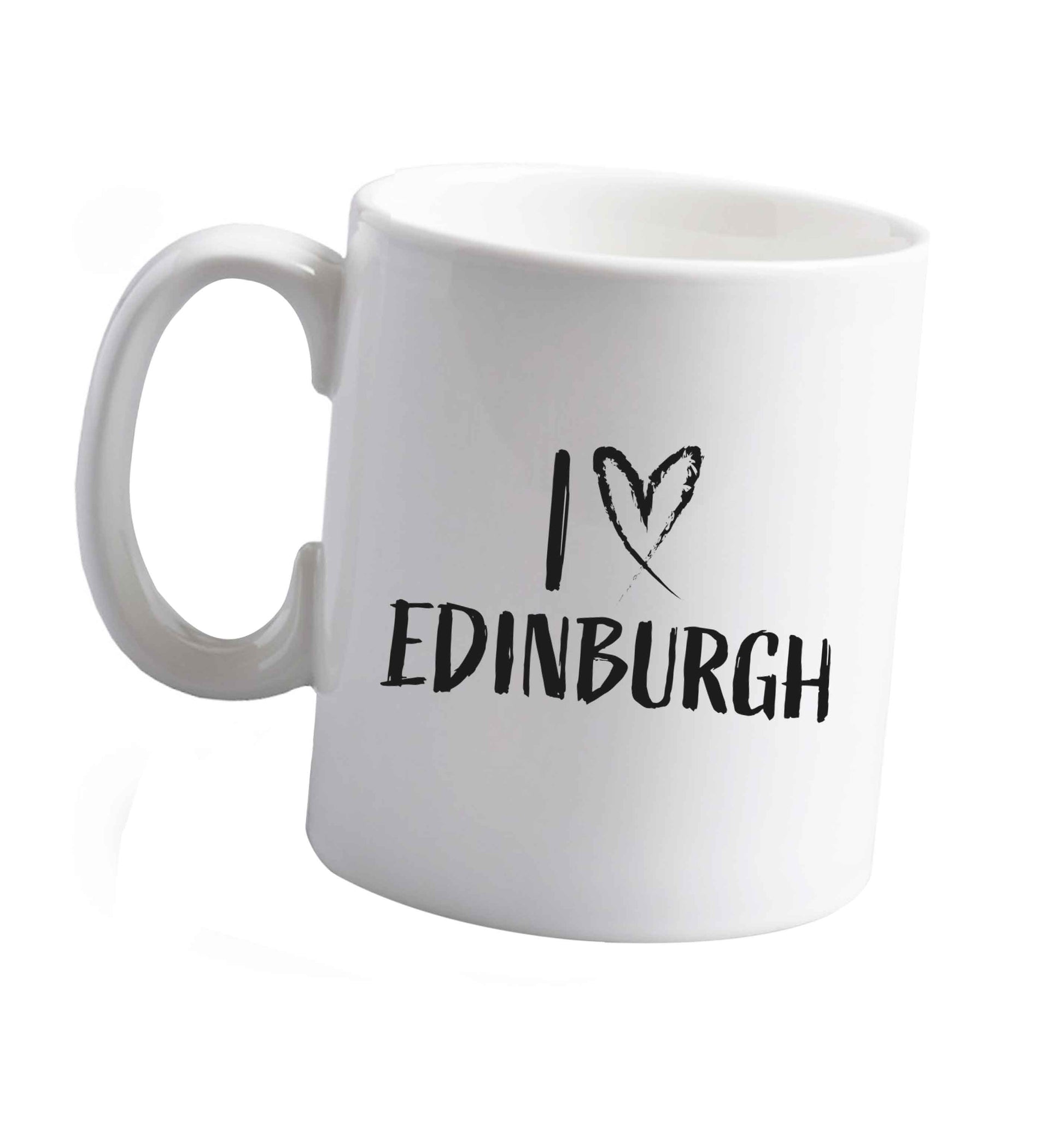 10 oz Tis The Season to Drink Whisky ceramic mug right handed