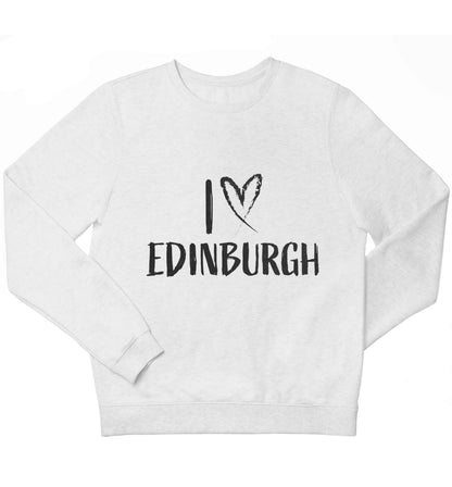I love Edinburgh children's white sweater 12-13 Years