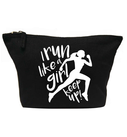 I run like a girl, keep up! | Makeup / wash bag