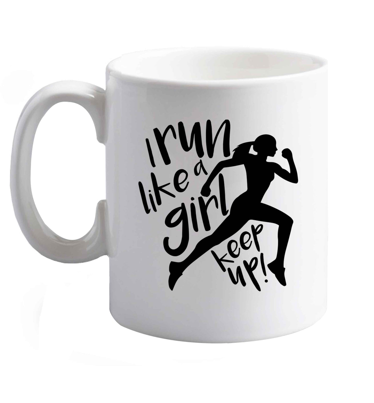 10 oz Favourite Type Pan Pancake ceramic mug right handed