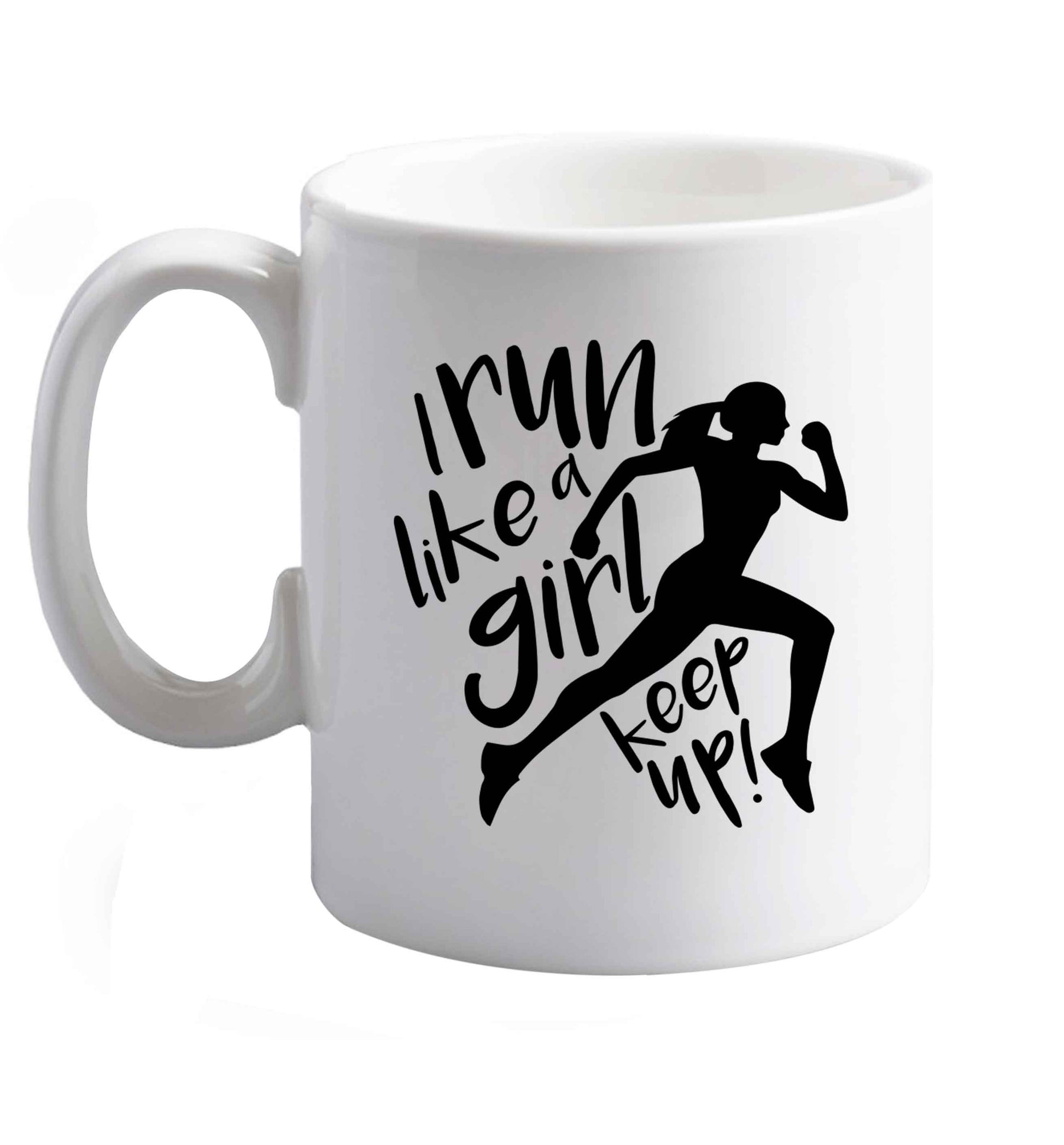 10 oz Favourite Type Pan Pancake ceramic mug right handed