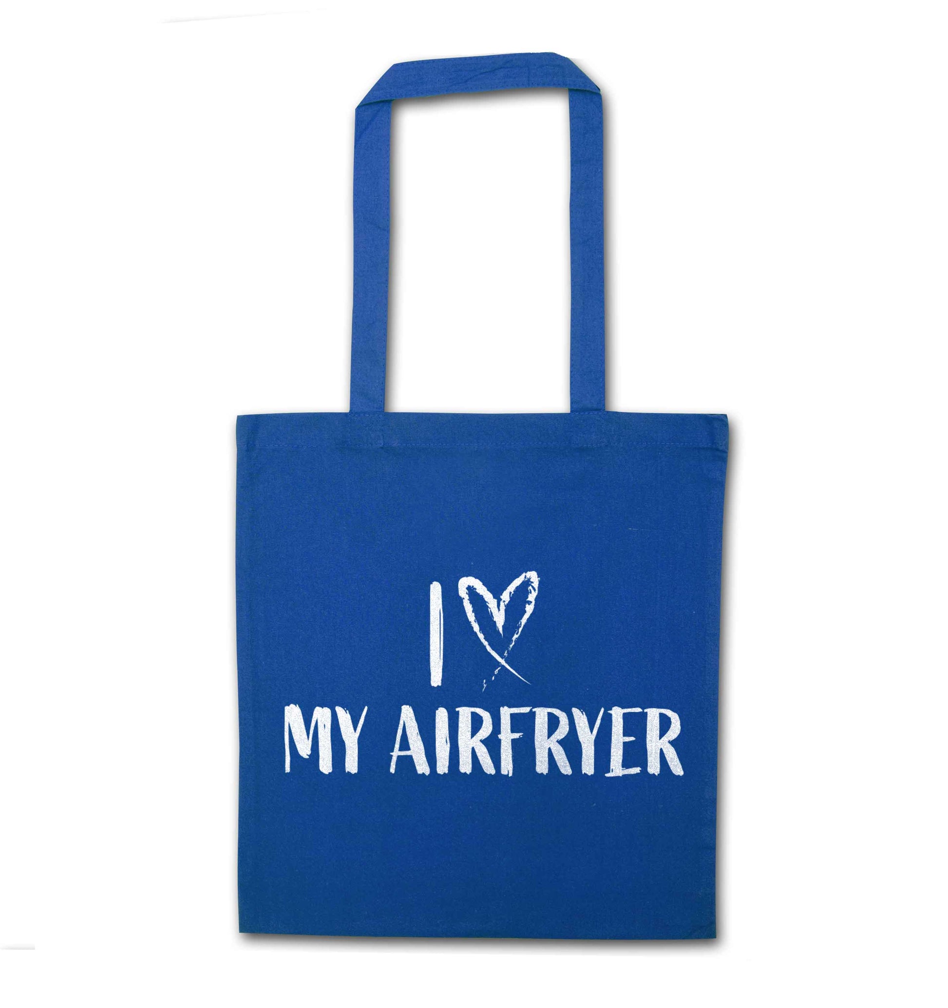 I love my airfryerblue tote bag