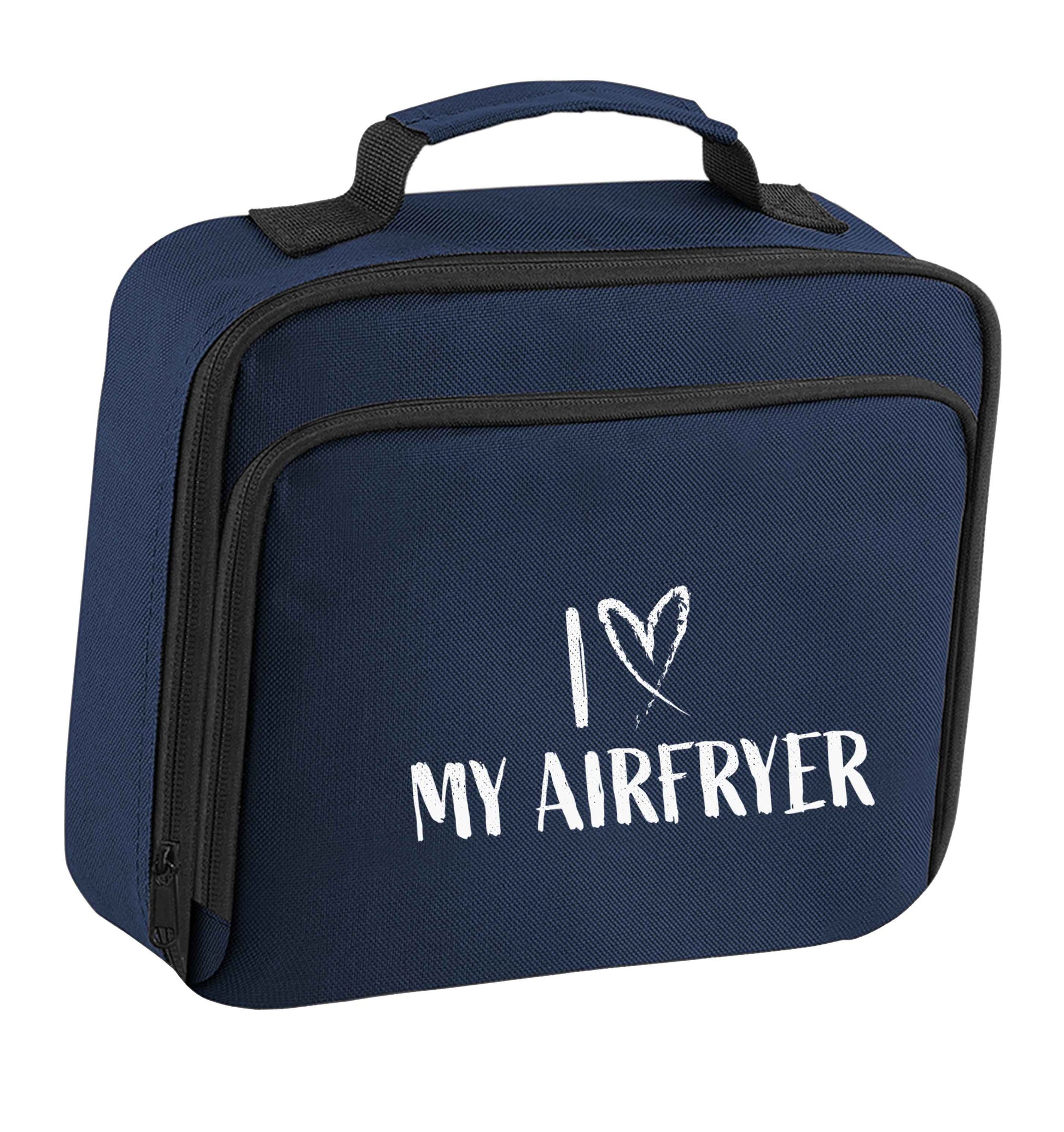 I love my airfryerinsulated navy lunch bag cooler