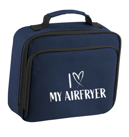 I love my airfryerinsulated navy lunch bag cooler