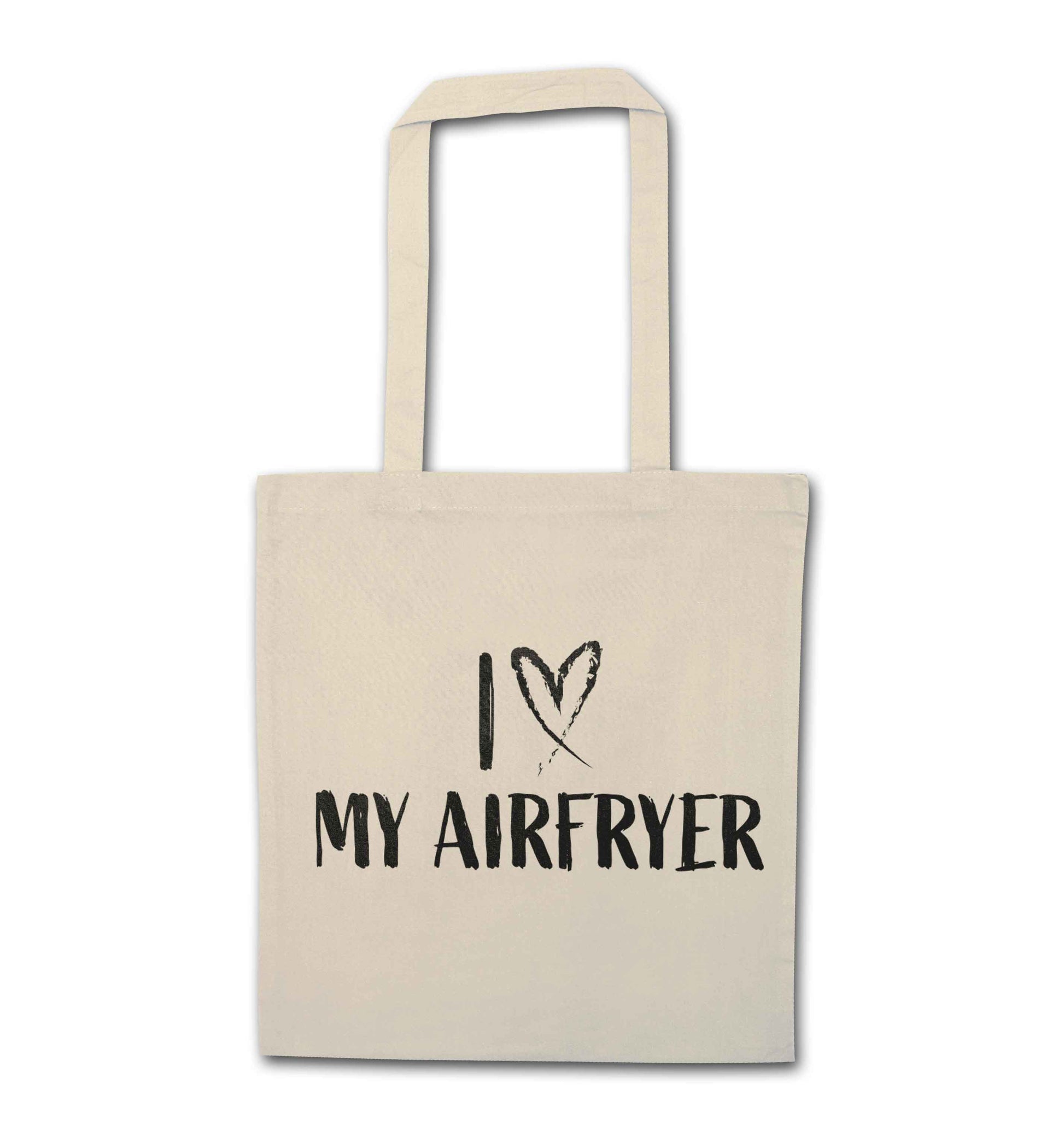 I love my airfryernatural tote bag