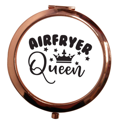 Airfryer queenrose gold circle pocket mirror