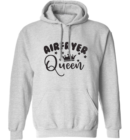 Airfryer queenadults unisex grey hoodie 2XL